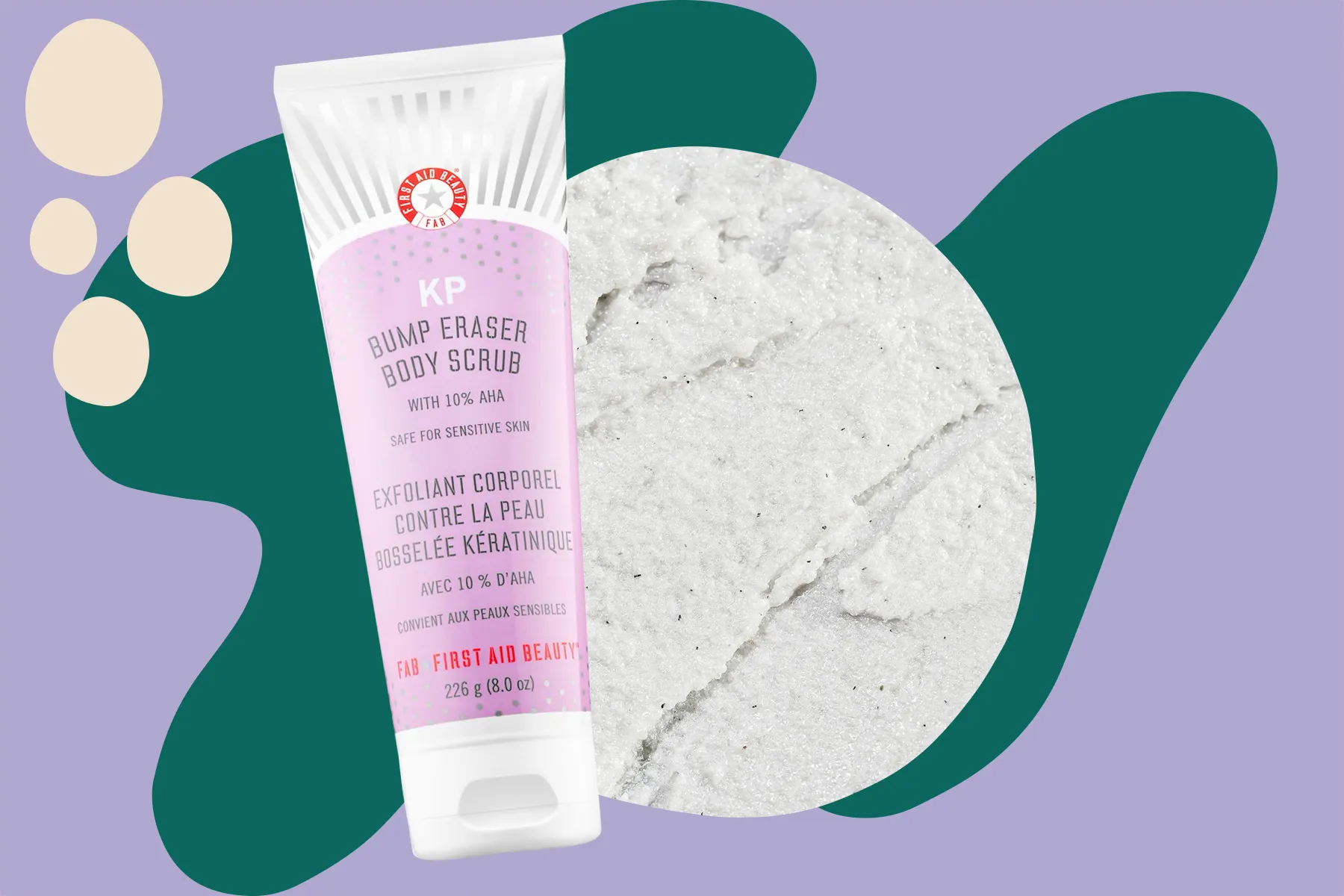 kp bump eraser body scrub